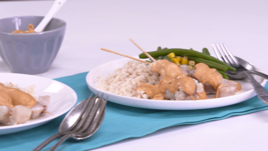 Thaise vissaté met rijst stap 7