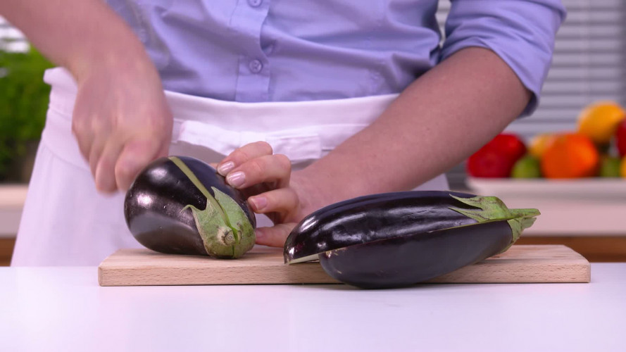 Gevulde aubergines stap 3