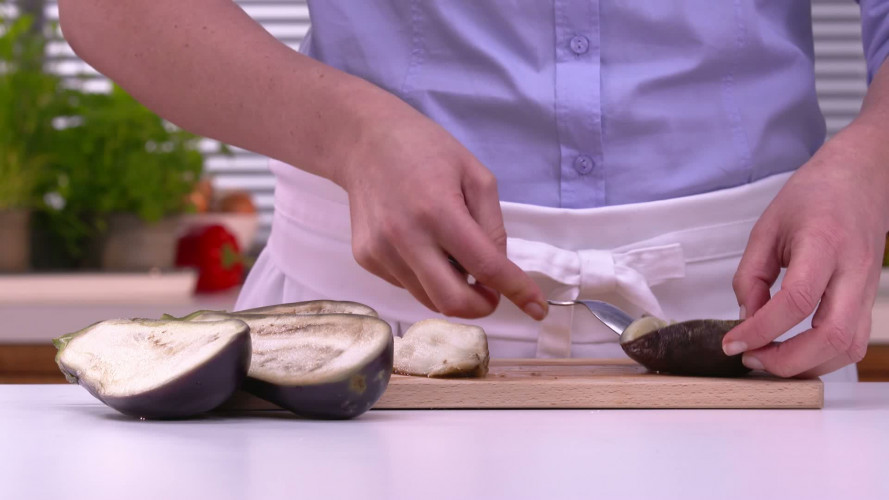 Gevulde aubergines stap 5