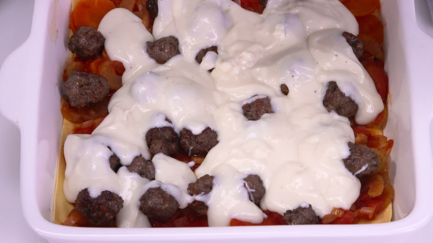 Italiaans-Amerikaanse lasagne stap 11