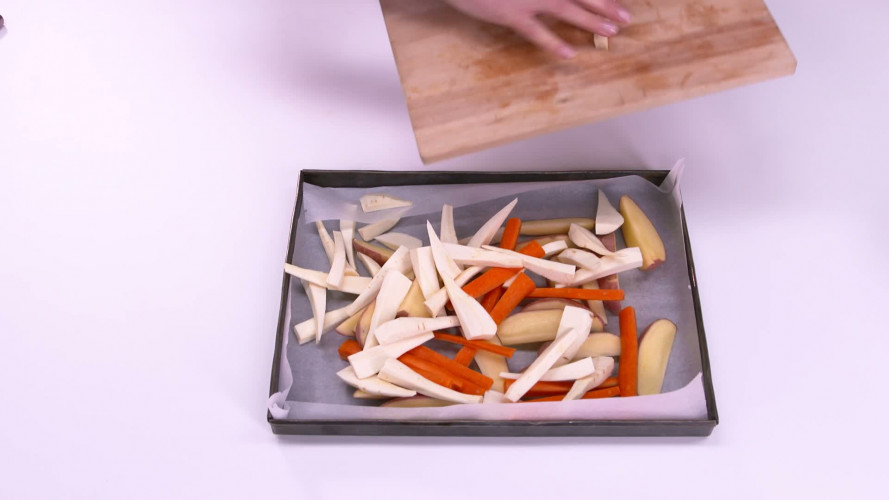 Geroosterde pastinaak met wortel stap 4