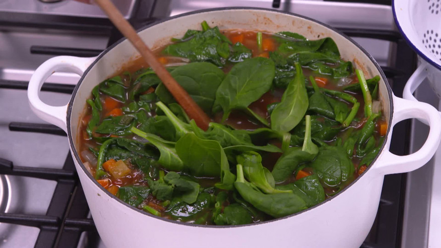 Winterminestrone met soepstengels 674382 stap 12