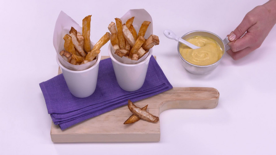 Frites van koolraap en knolselderij 853292 stap 04
