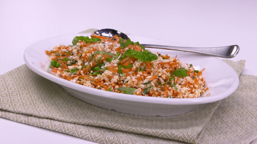 Couscous van bloemkool met wortel stap 4