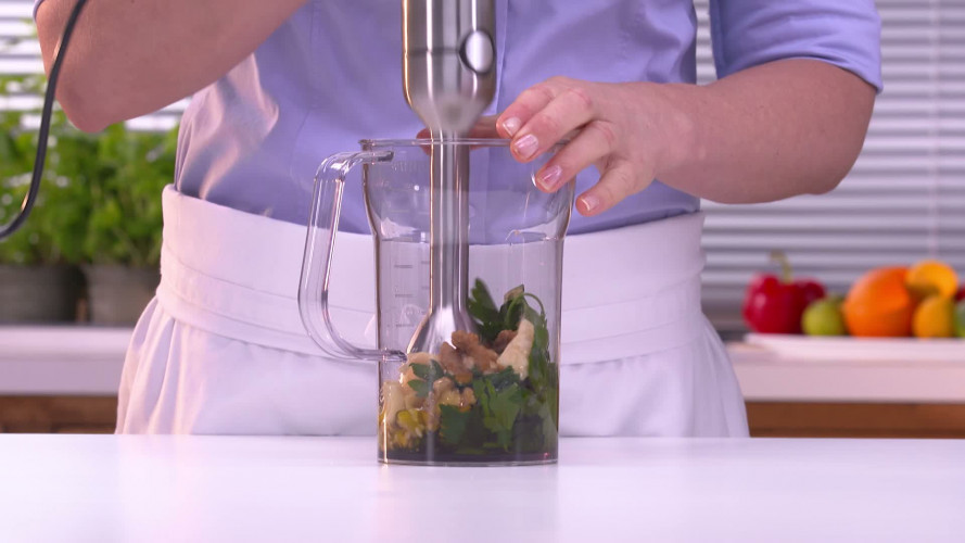 Knolselderij met pesto stap 4