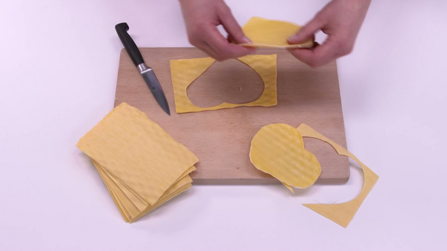 Hartenlasagne stap 6