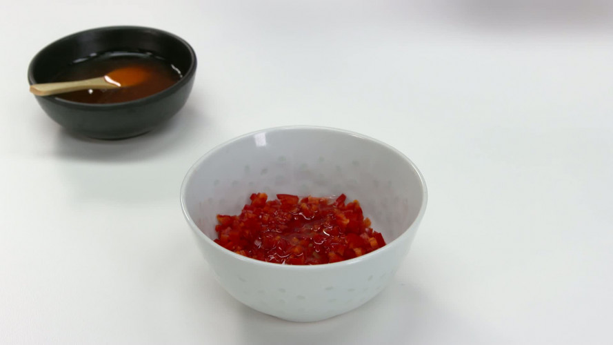 Paksoi met pittig-zoete tofu stap 2