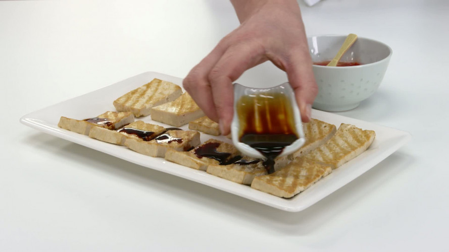 Paksoi met pittig-zoete tofu stap 4