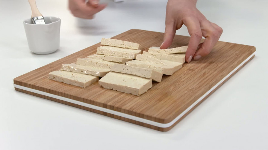 Paksoi met pittig-zoete tofu stap 3