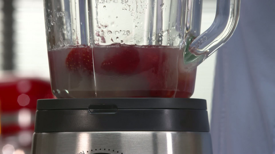 Aardbeien daiquiri stap 2