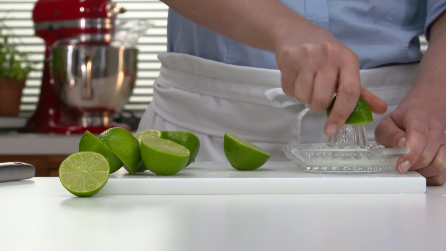 Aardbeien daiquiri stap 1