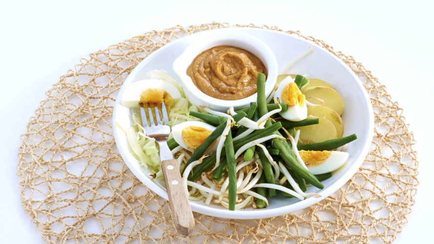 Gado gado groe(n)ten uit indonesië
