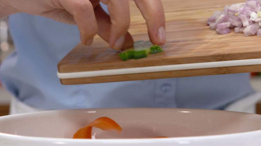 Noedelsalade met dragondressing stap 5