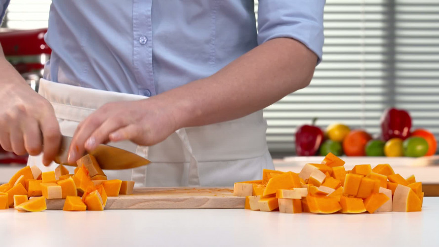 Snelle thaise pompoensoep stap 4