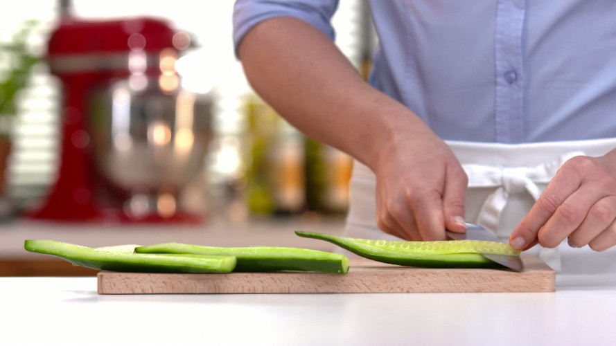 Gebakken zalm met pittige salsa stap 1