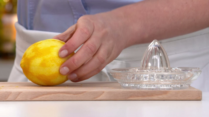 Aardappelsalade met lamsham stap 4