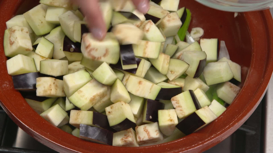 Tajine met aubergine