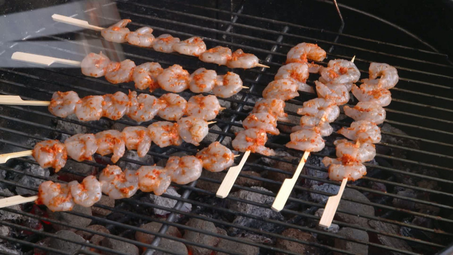 Tortilla's met garnalen stap 10