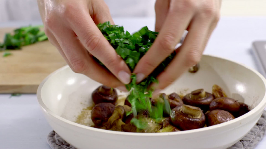 Gehaktbrood met paddestoelen en spek GPS STAP 11.mov