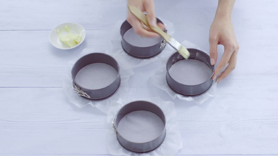 Mini choco cheesecakes met zoutjesbodem stap 2