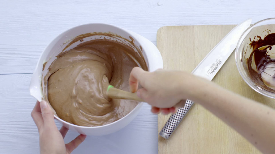 Mini choco cheesecakes met zoutjesbodem stap 9