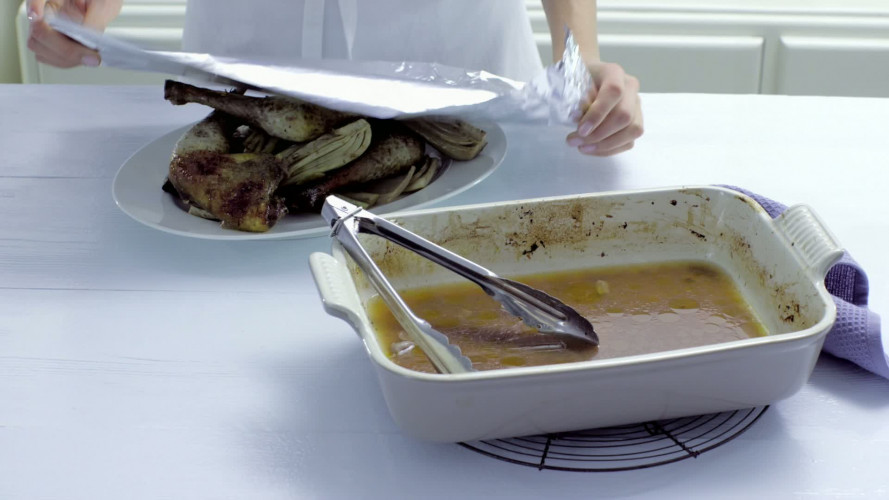Parelhoenbouten met venkel en granaatappelsaus stap 10.mov