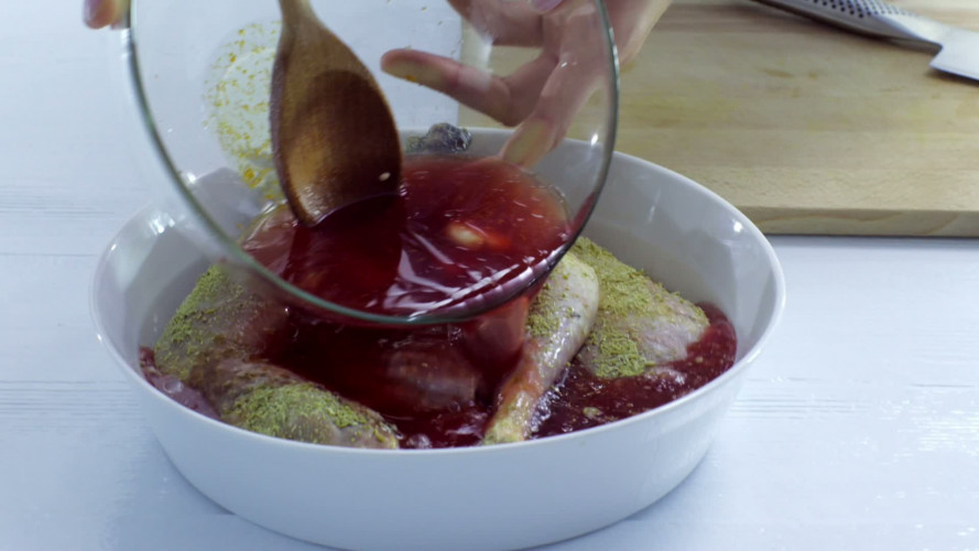 Parelhoenbouten met venkel en granaatappelsaus stap 4.mov