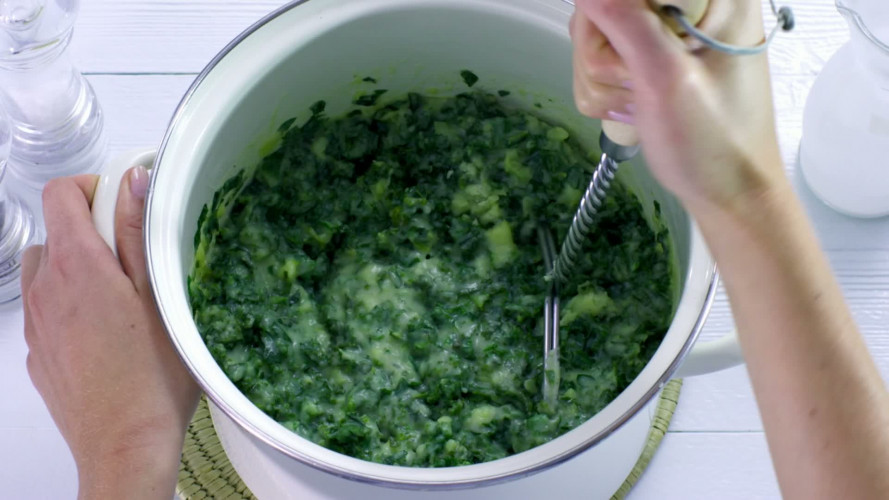 Oosterse boerenkoolstamp