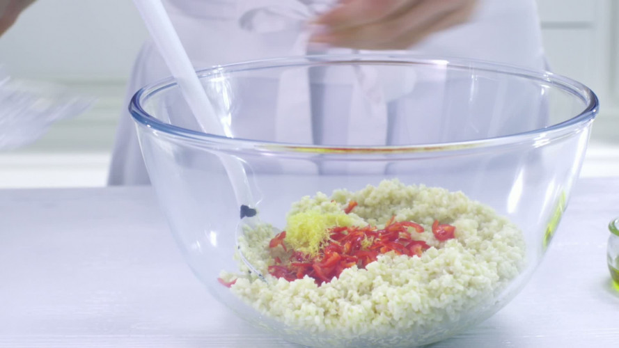 Bulgur met garnalen stap 7.mov