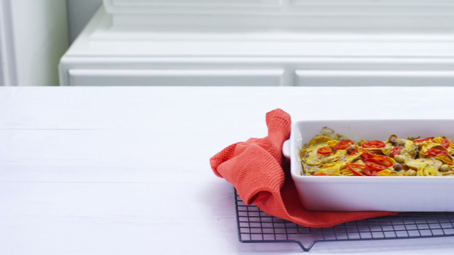 Romige gratin van zoete aardappel en pinda stap 9.mov