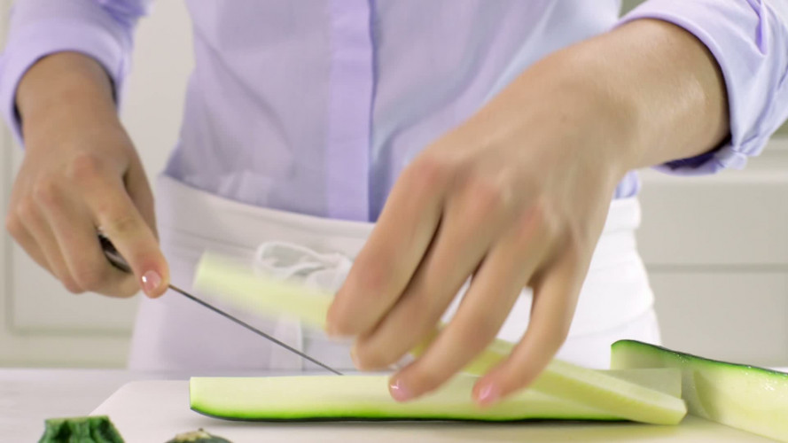 Courgettefrittata stap 1