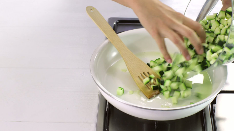 Courgettefrittata stap 2