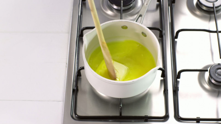 Kokos-chocotaart stap 2