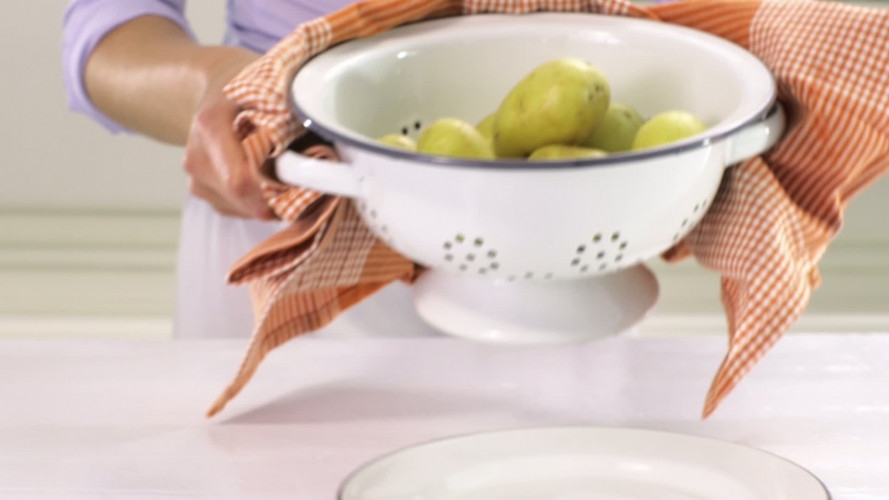 Crunchy aardappelen met bospeen en spek stap 1