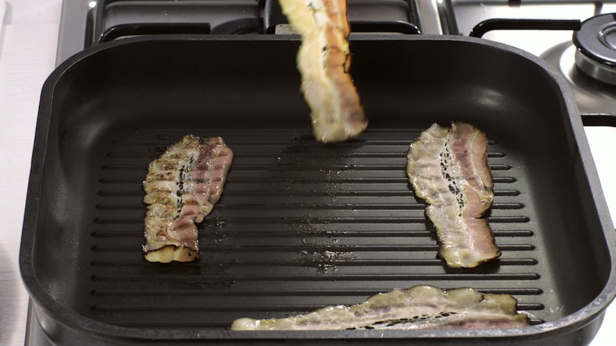 Crunchy aardappelen met bospeen en spek stap 6