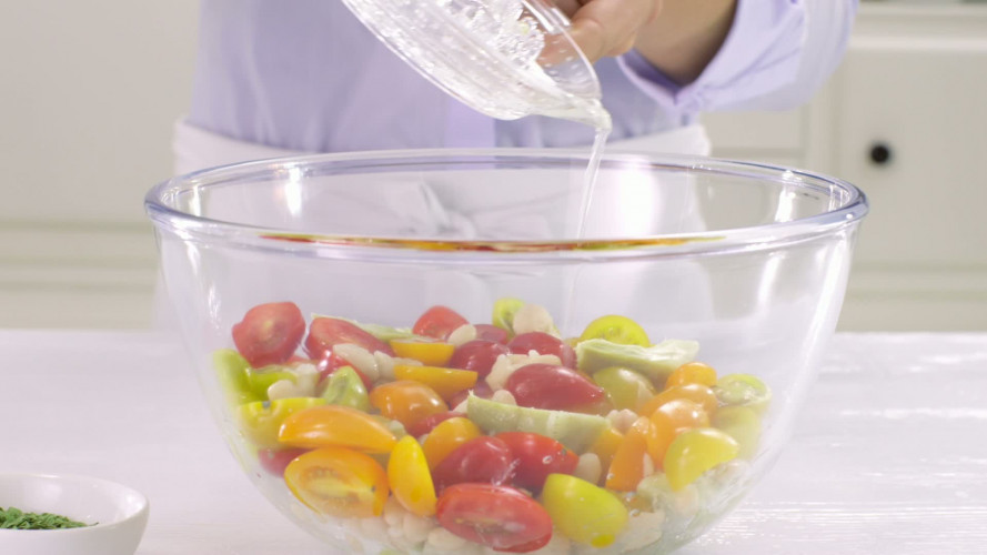 Bulgursalade met artisjok, dragon en salami stap 3.mov