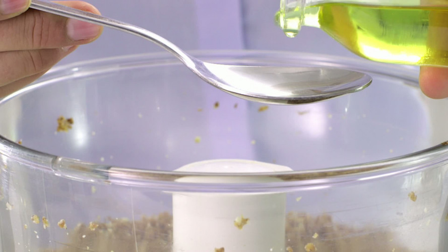 Hartige geiten cheesecake met bloemkool and antiboise stap 3.mov