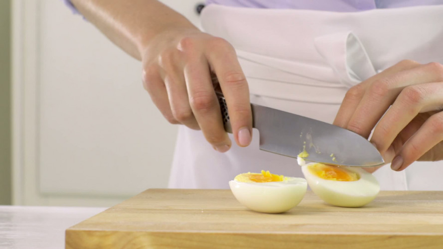 Salade nicoise met makreel stap 4