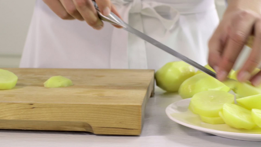 Salade nicoise met makreel stap 6