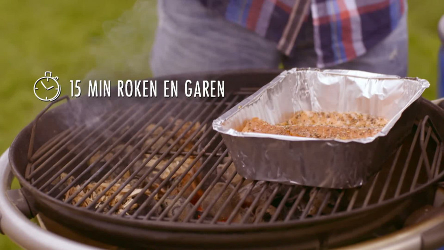 Warmgerookte zalm met gremolata stap 3