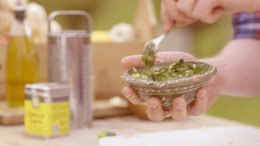 Warmgerookte zalm met gremolata stap 4