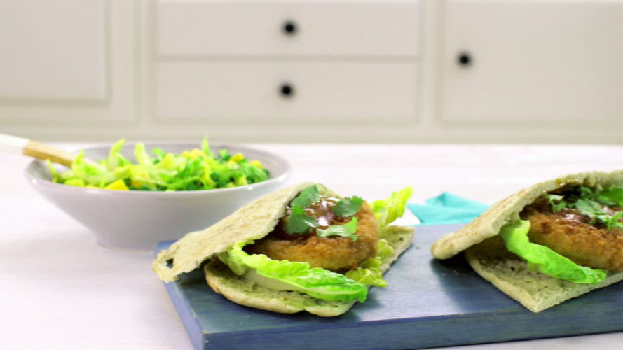 Kabeljauwburger met mangochutney stap 7.mov