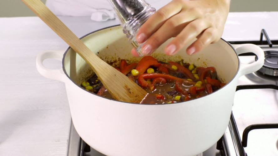 Chili con carne met stoofvlees, koffie en chocolade stap 5.mov