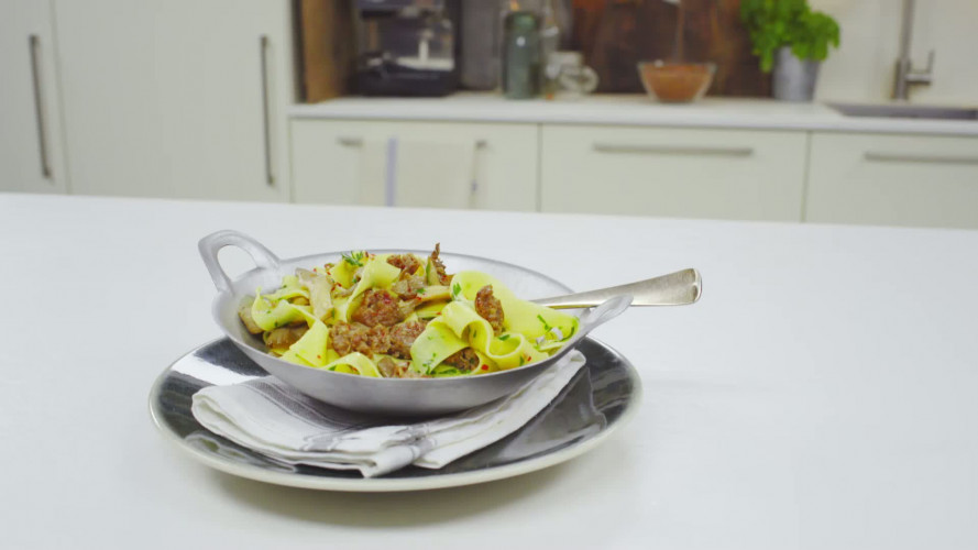 Pittige pappardelle met oesterzwam Stap 6.mp4