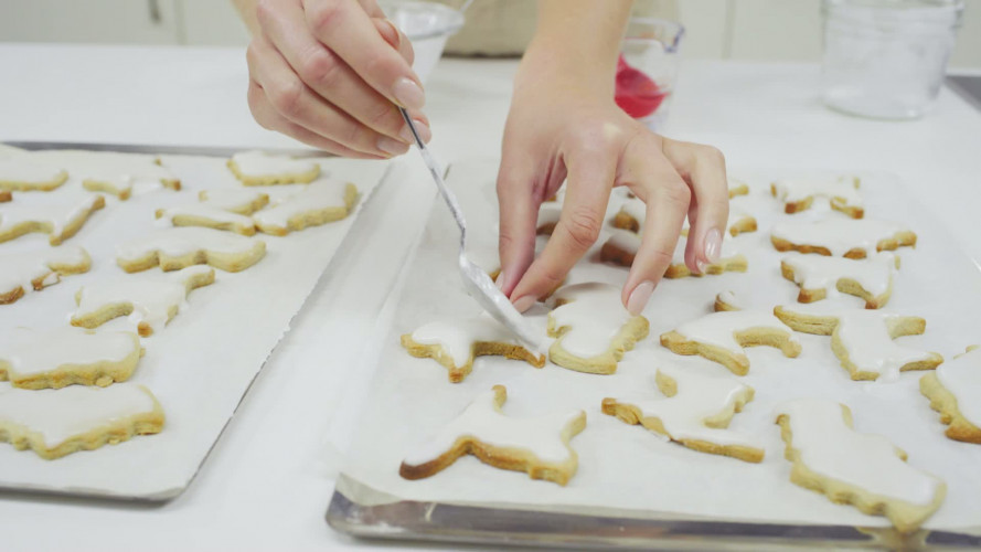 Griezelkoekjes stap 7