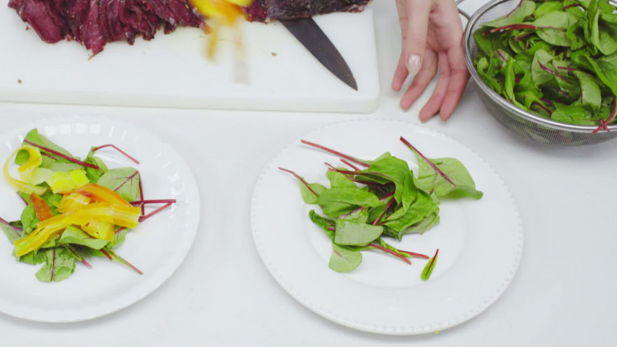 Salade van gemarineerde ossenhaas Stap 10.mp4