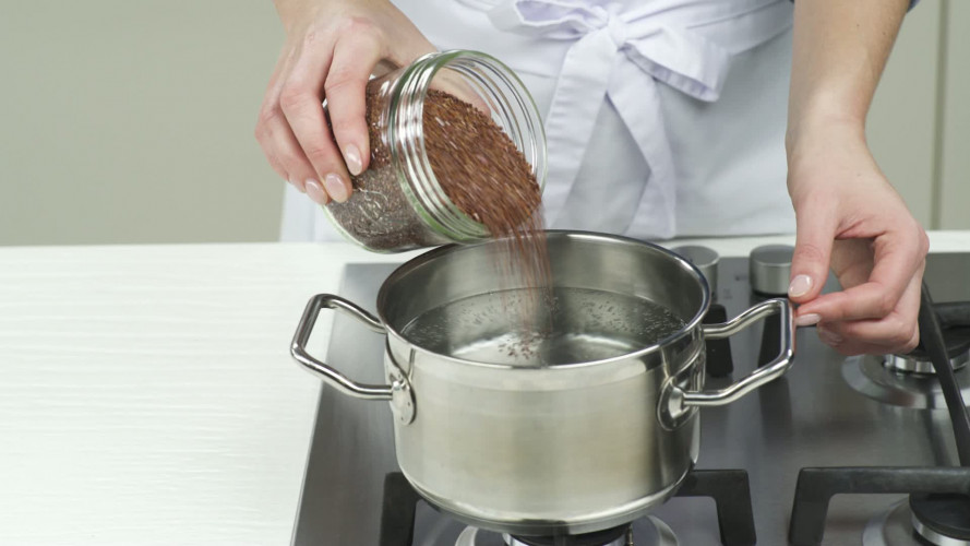 Quinoasalade met mango stap 1