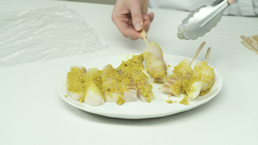 Vissaté met pittige satesaus Stap 5.mp4