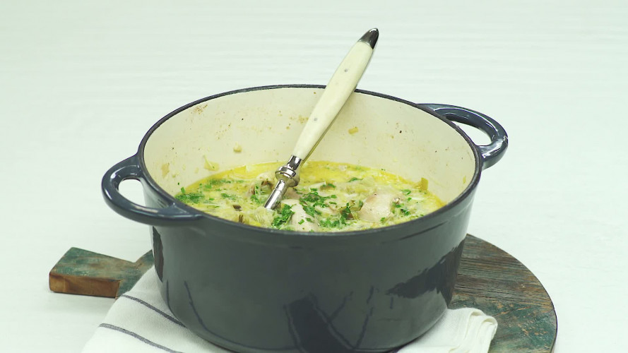 Kip gestoofd in witte wijn Stap 9.mp4