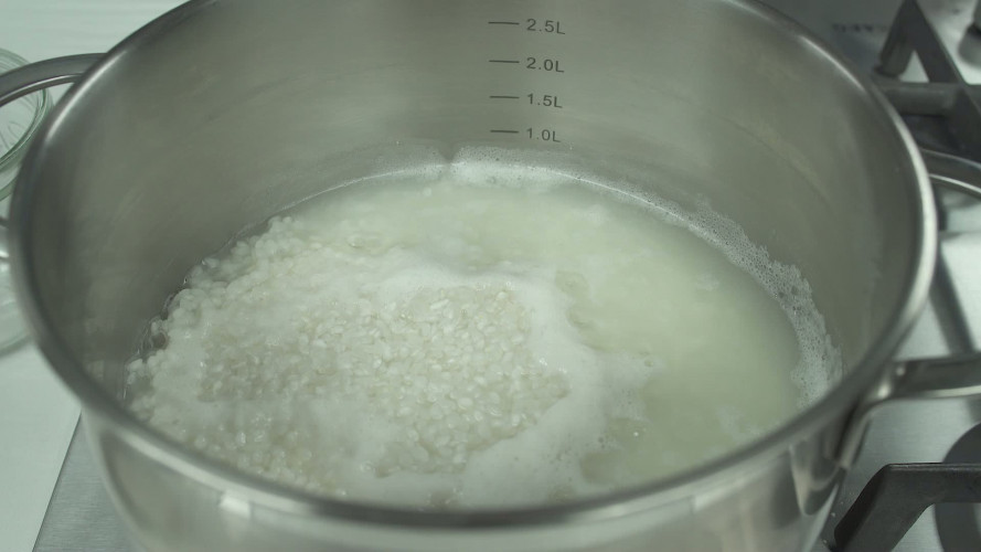 Sushi burrito Stap 1